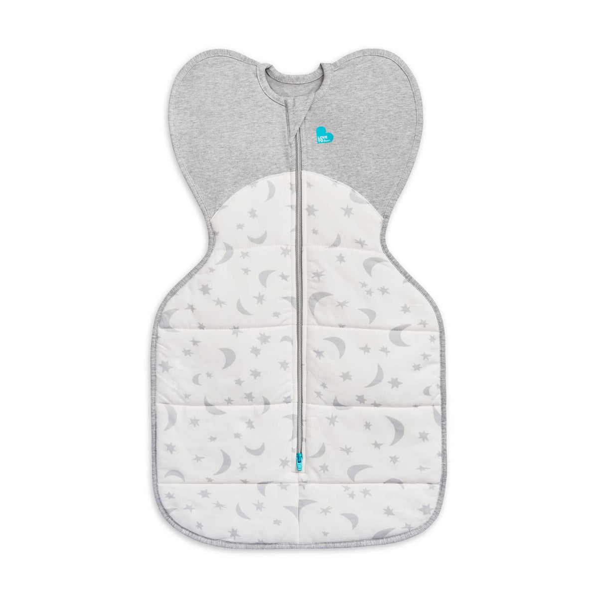 Love to Dream Swaddle UP Extra Warm with arms-up design promoting self-soothing.