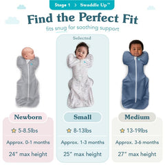 Love to Dream Swaddle UP Extra Warm hip-healthy fit supports natural hip position.