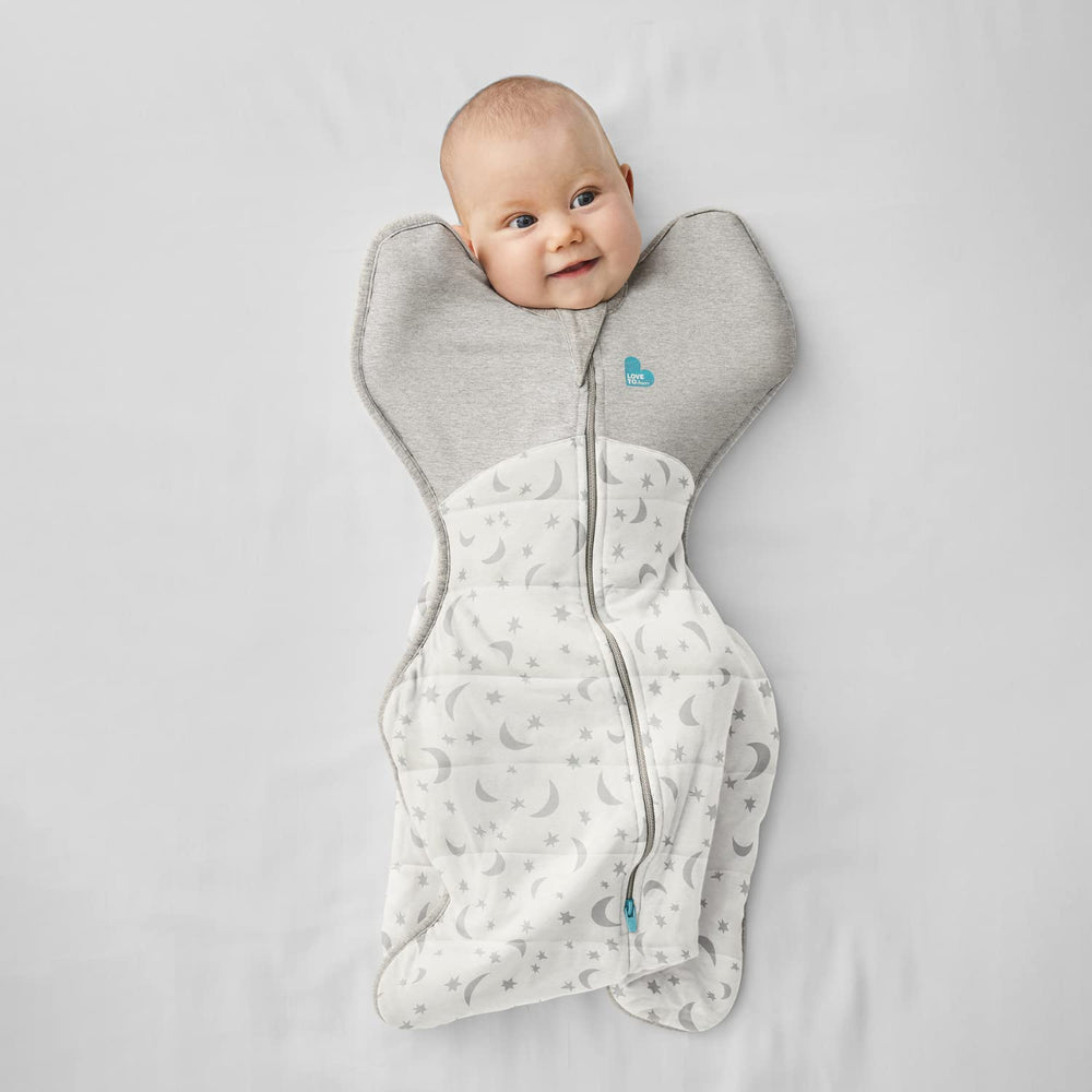 Love to Dream Swaddle UP Extra Warm arms-up position aids self-soothing.