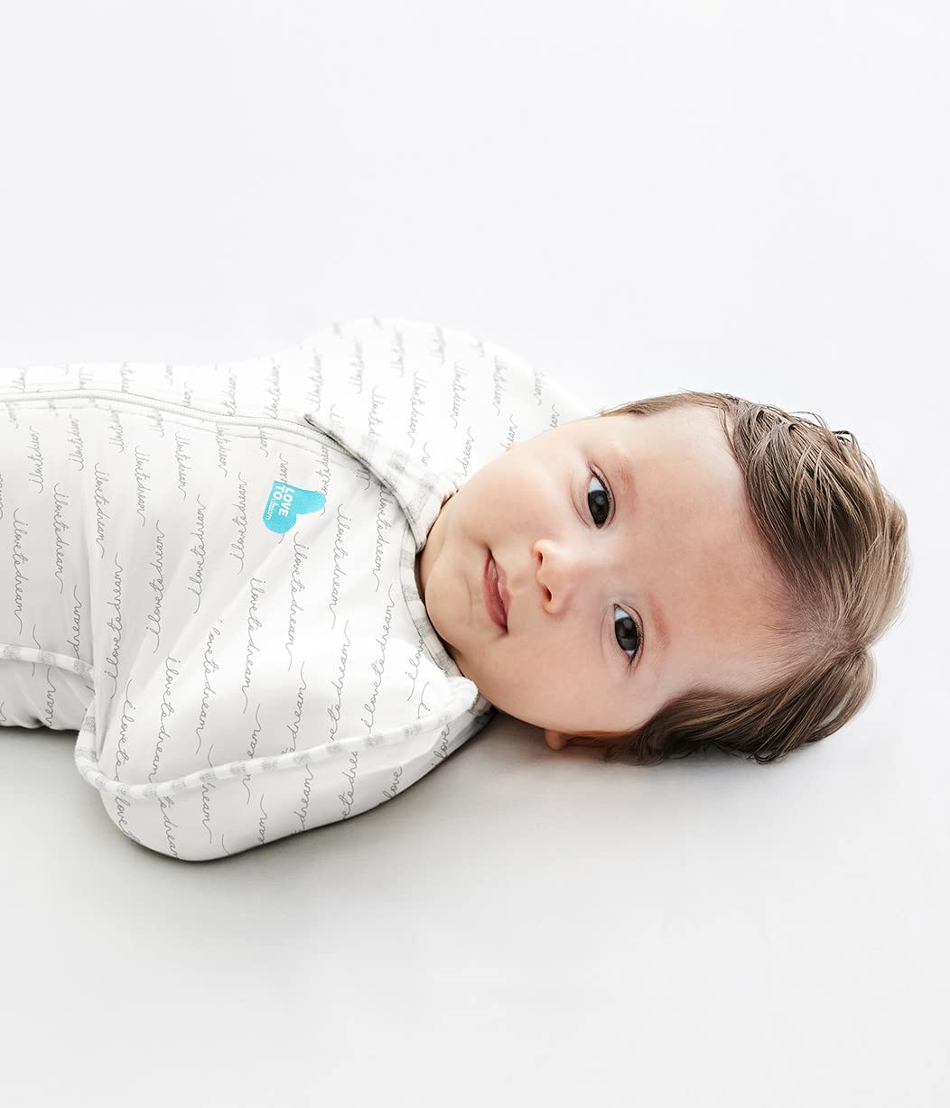 Love to Dream Swaddle UP snug fit stays in place through the night.
