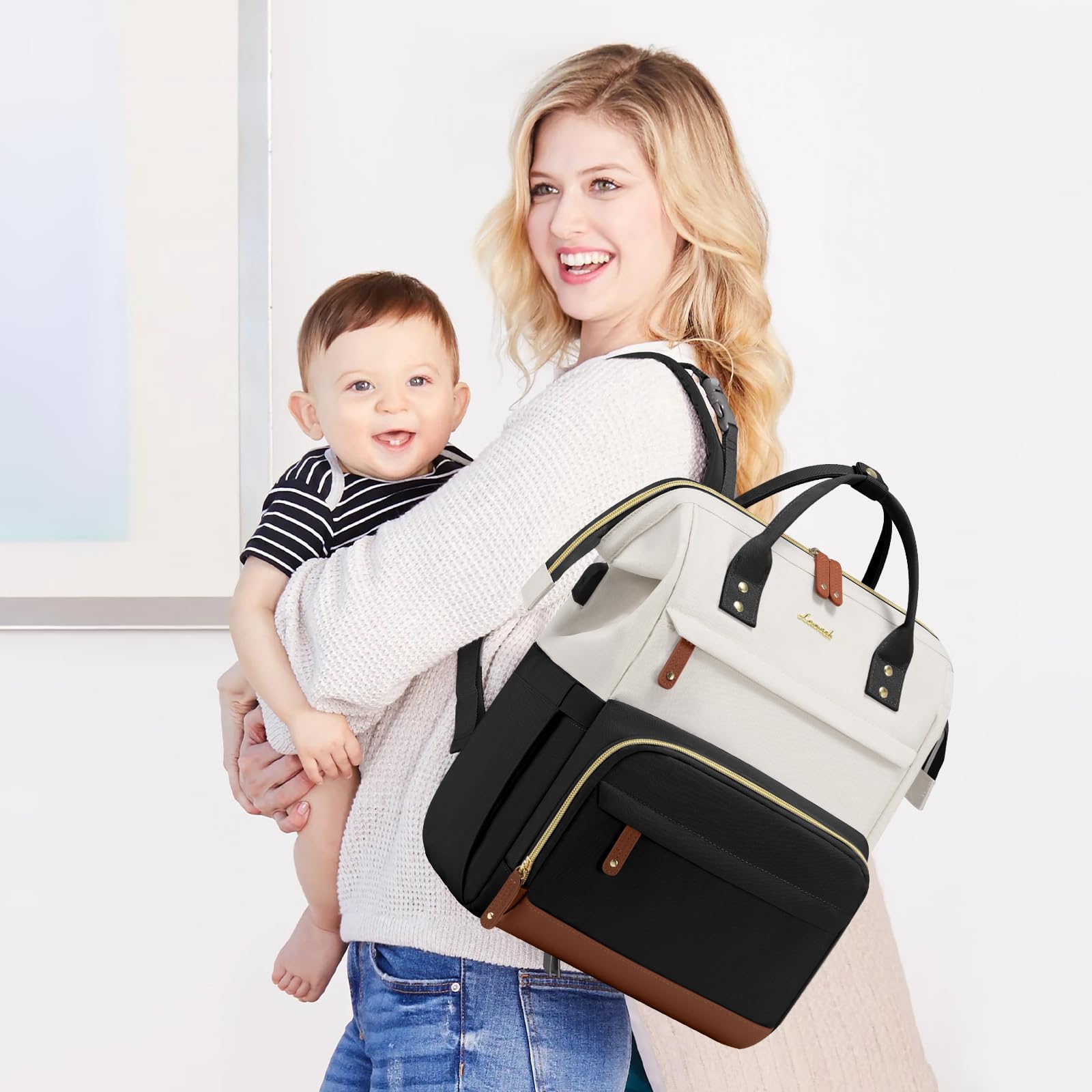 LOVEVOOK includes a complimentary changing pad for comfortable changes on the go