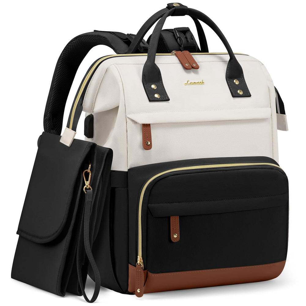 LOVEVOOK diaper bag backpack with changing station for easy on-the-go diaper changes