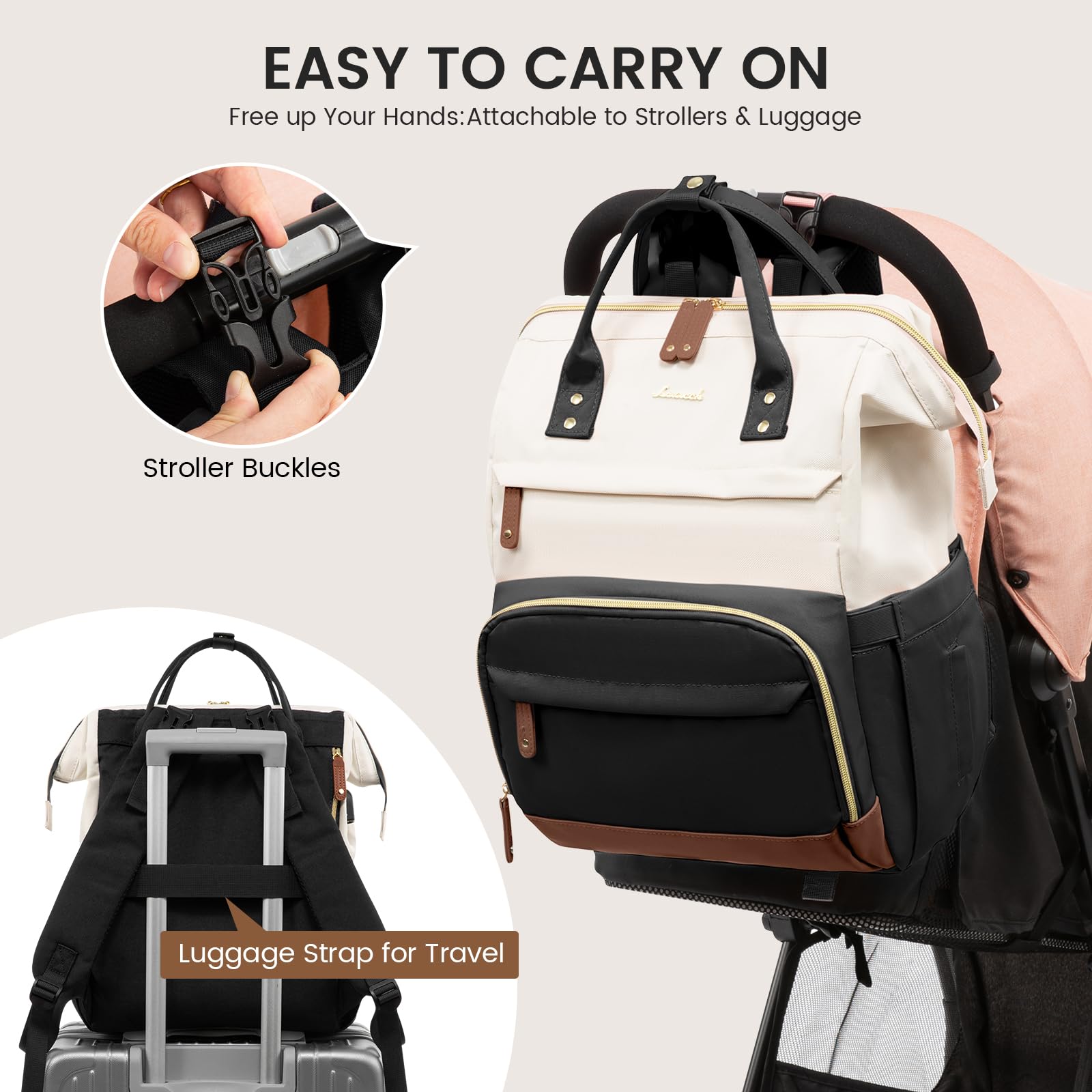 LOVEVOOK ergonomic design offers lightweight comfort for busy days