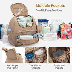 LOVEVOOK changing pad folds away for convenient diaper changes on the go.