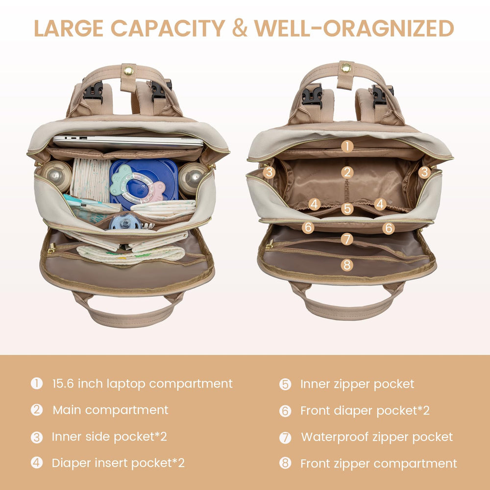 LOVEVOOK changing pad provides a soft, easy-clean surface for quick diaper changes.