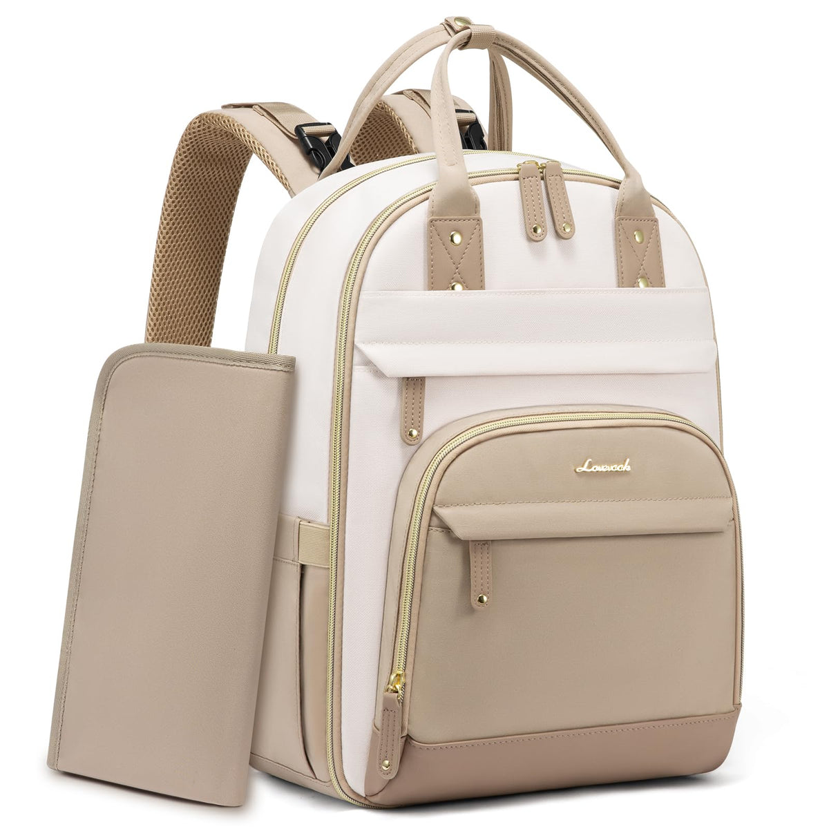 LOVEVOOK diaper backpack with large capacity for busy outings.