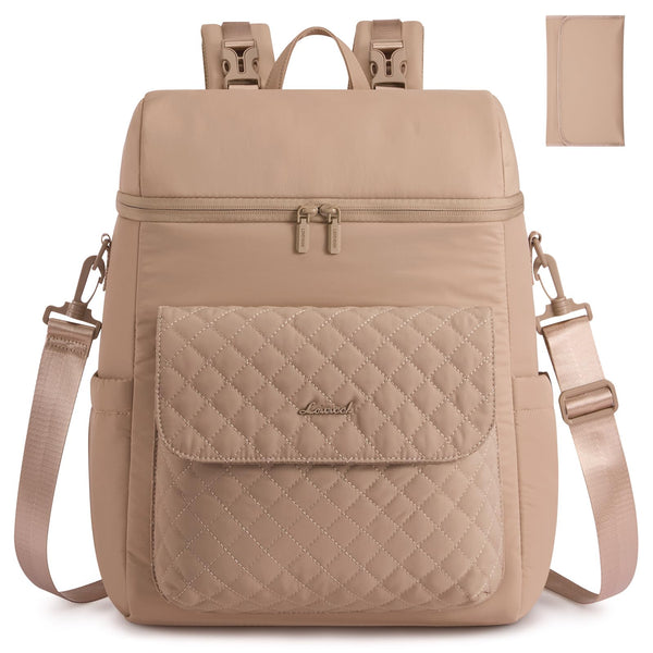 LOVEVOOK Diaper Bag Backpack front pocket for quick access on the go.
