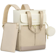 LOVEVOOK Diaper Bag Backpack front view shows spacious organization for on-the-go parents