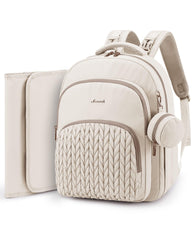 LOVEVOOK diaper bag backpack with multiple compartments for organized outings.
