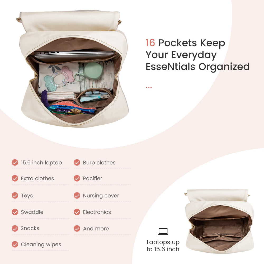 LOVEVOOK stroller straps pink bag enabling hands free travel with baby