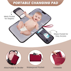 LOVEVOOK diaper bag backpack waterproof pocket for wet items during travel