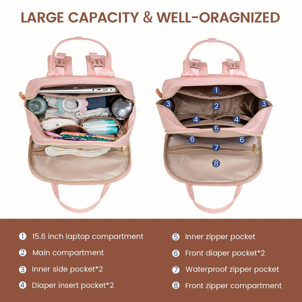 LOVEVOOK insulated bottle pockets keep feeds ready on the go