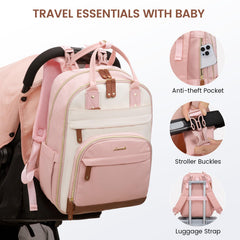 LOVEVOOK laptop compartment fits up to 15.6-inch devices