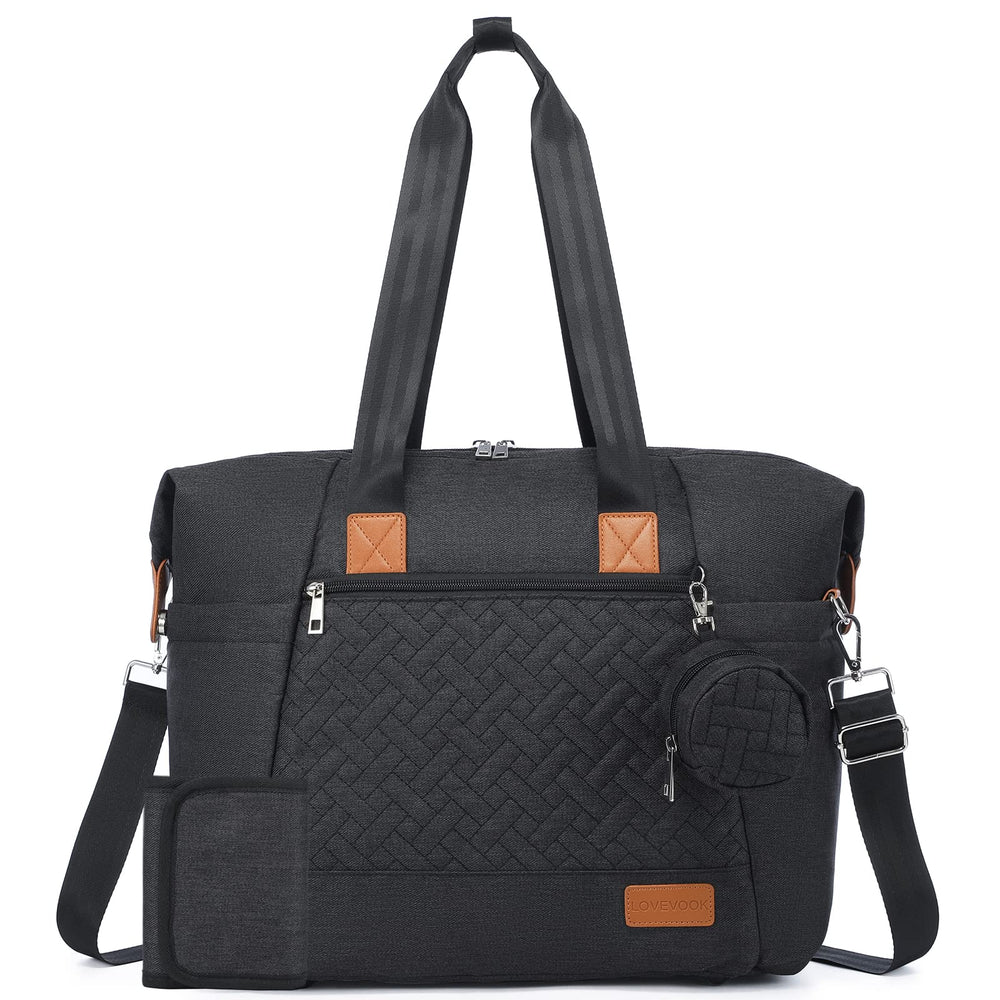 LOVEVOOK diaper bag tote main compartment keeps essentials organized on the go