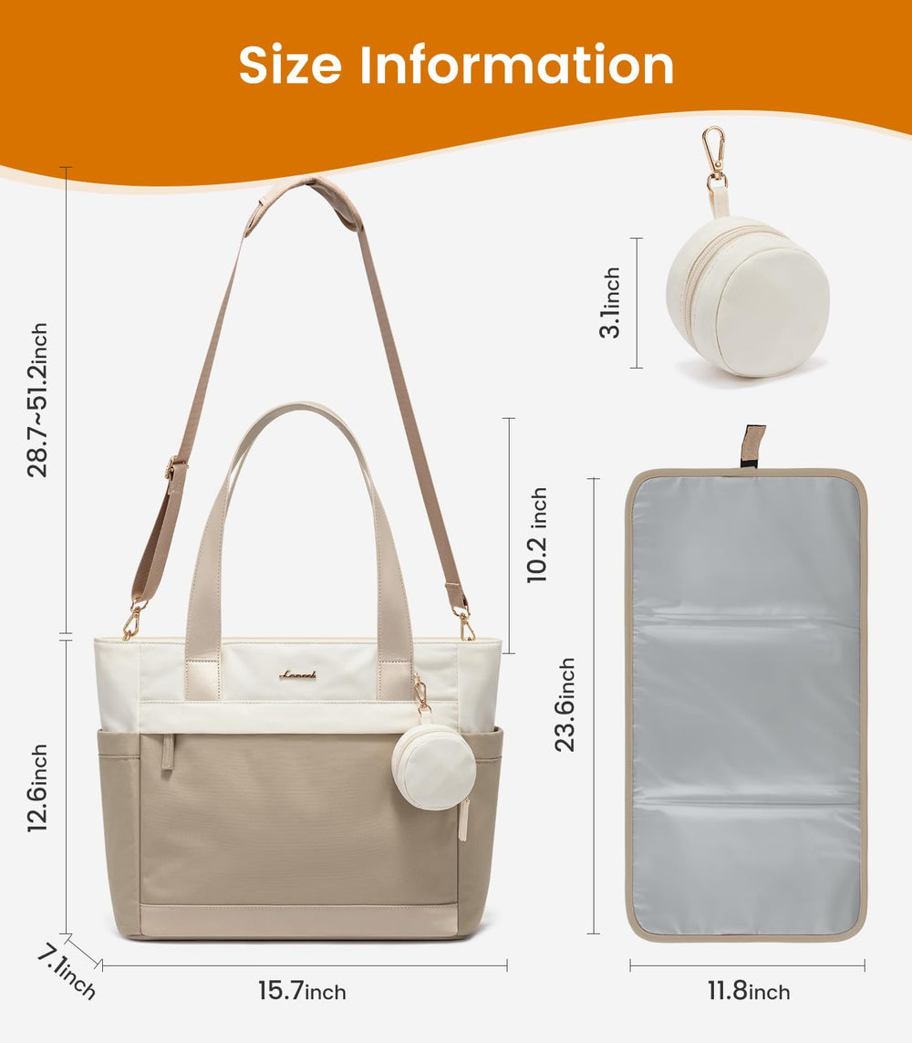 LOVEVOOK diaper bag tote pacifier bag keeps pacifiers clean and handy