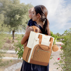 LOVEVOOK diaper bag backpack with foldable changing pad for on-the-go changes