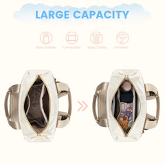 LOVEVOOK diaper bag backpack featuring waterproof material and non-woven fabric