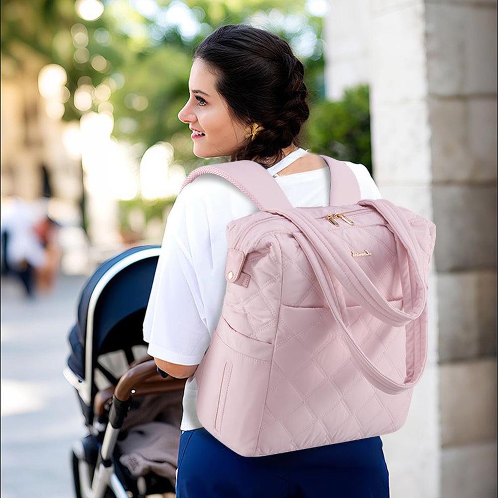 LOVEVOOK front pocket access enables quick reach for essentials.