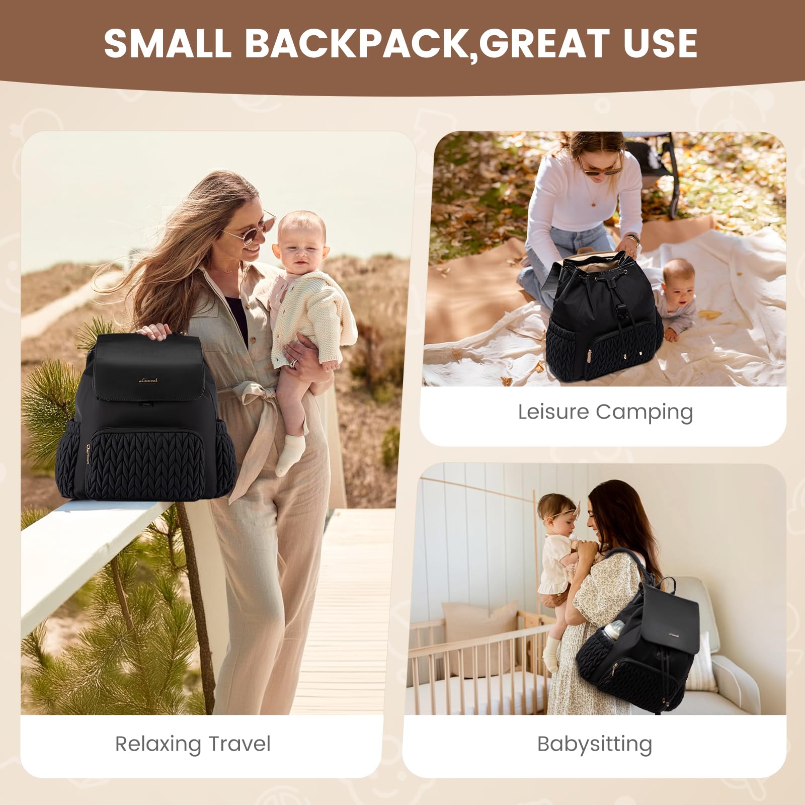 LOVEVOOK stroller buckles attachment for secure, hands-free walks.