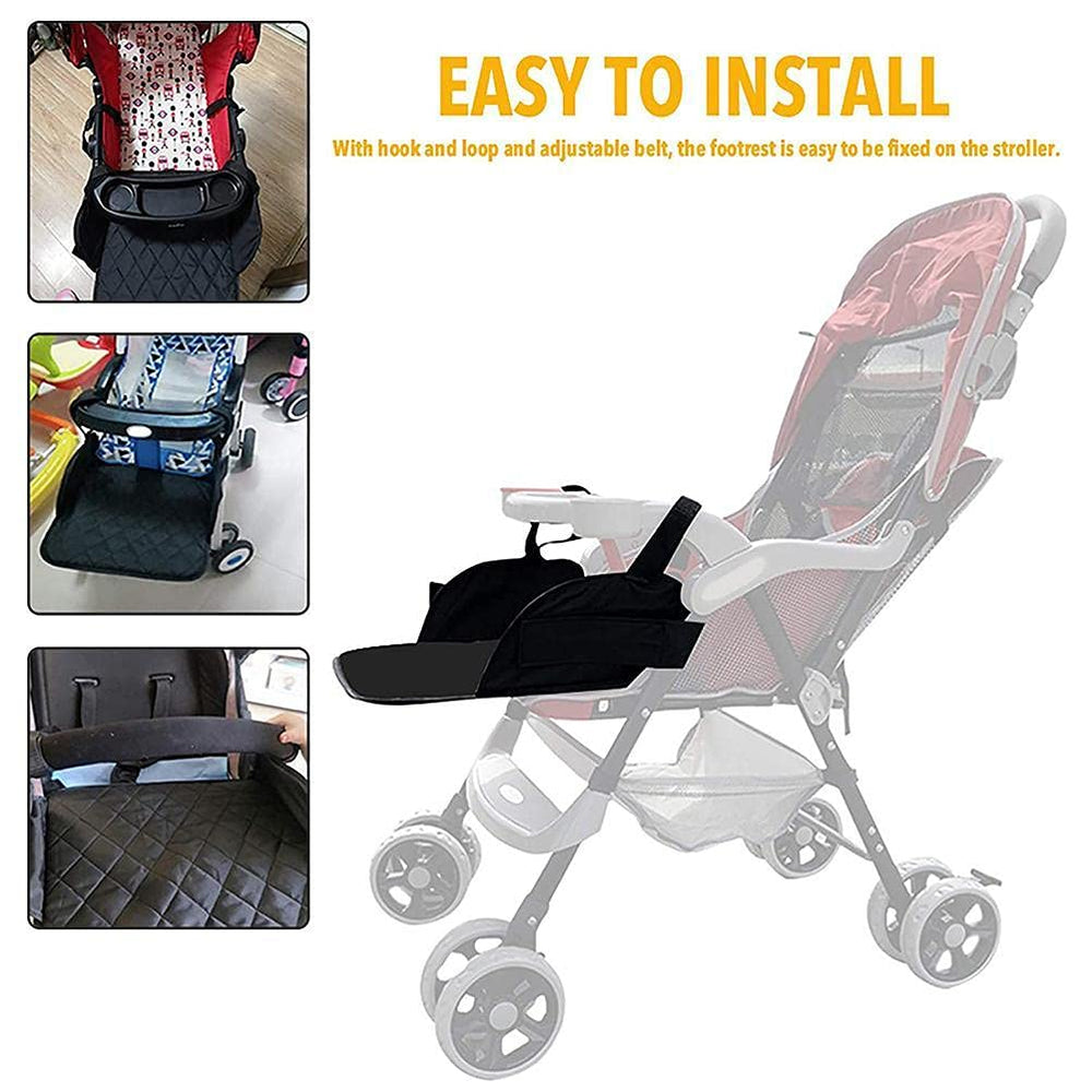 LÓVFEIFAN easy-installation footrest simplifies stroller upgrades.