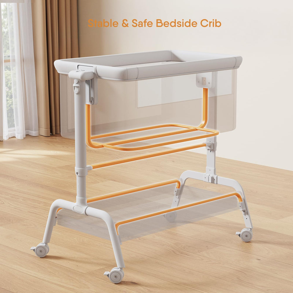 LovliTod 3-in-1 Bassinet bedside access for quick night feeds