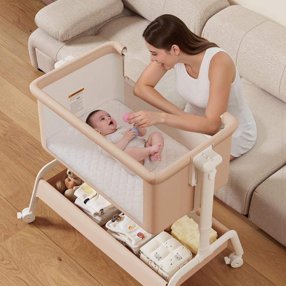 LovliTod Baby bassinet mattress offers firm yet cushioned support.