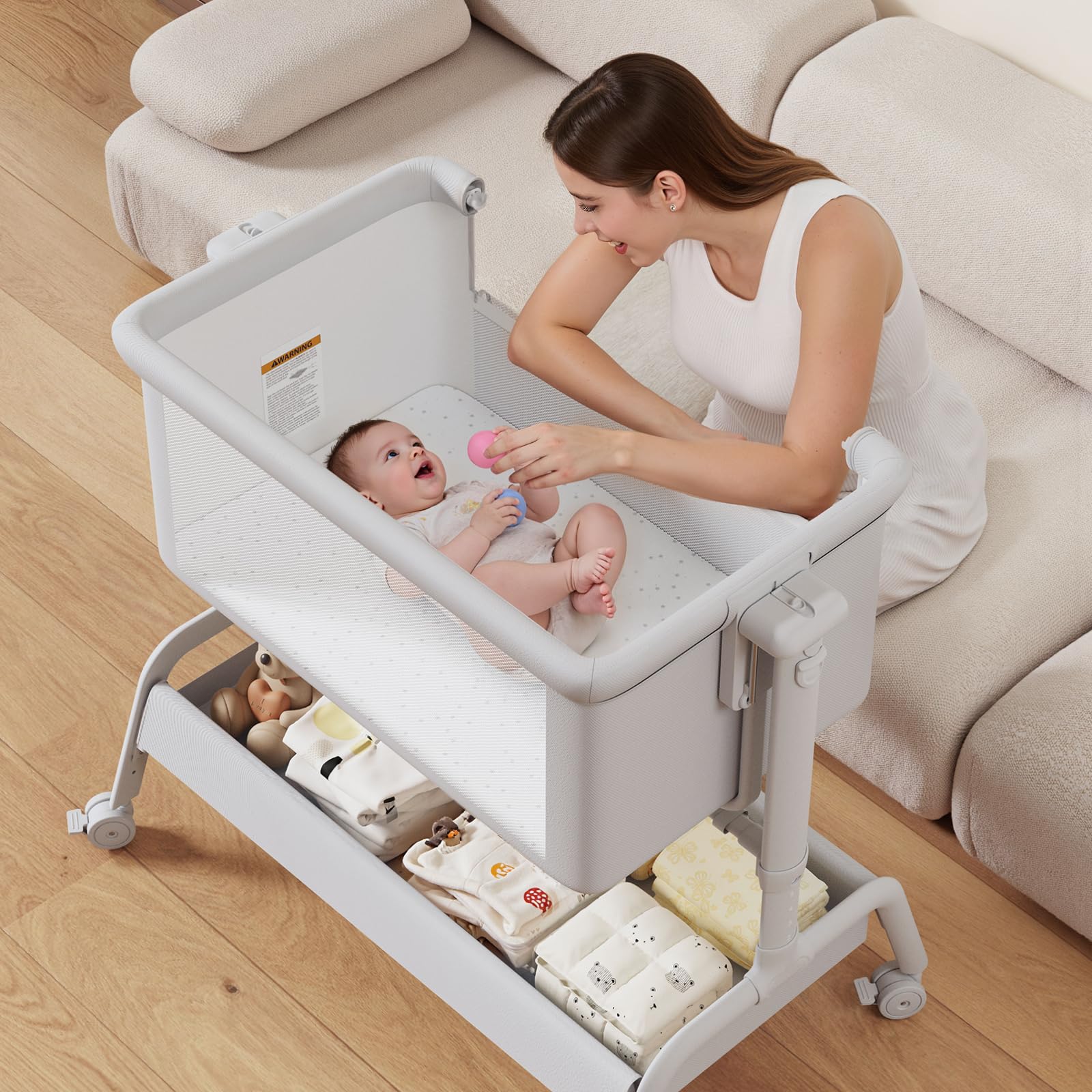 LovliTod Bassinet mattress offering balanced firmness for comfort