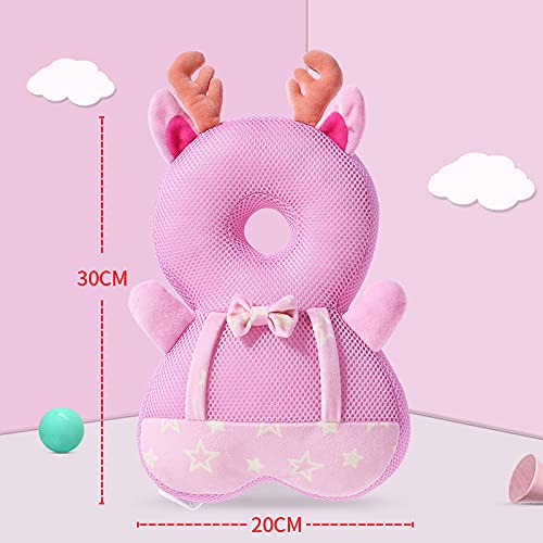 LOVOERNO baby head protector backpack is lightweight and compact for easy wear.