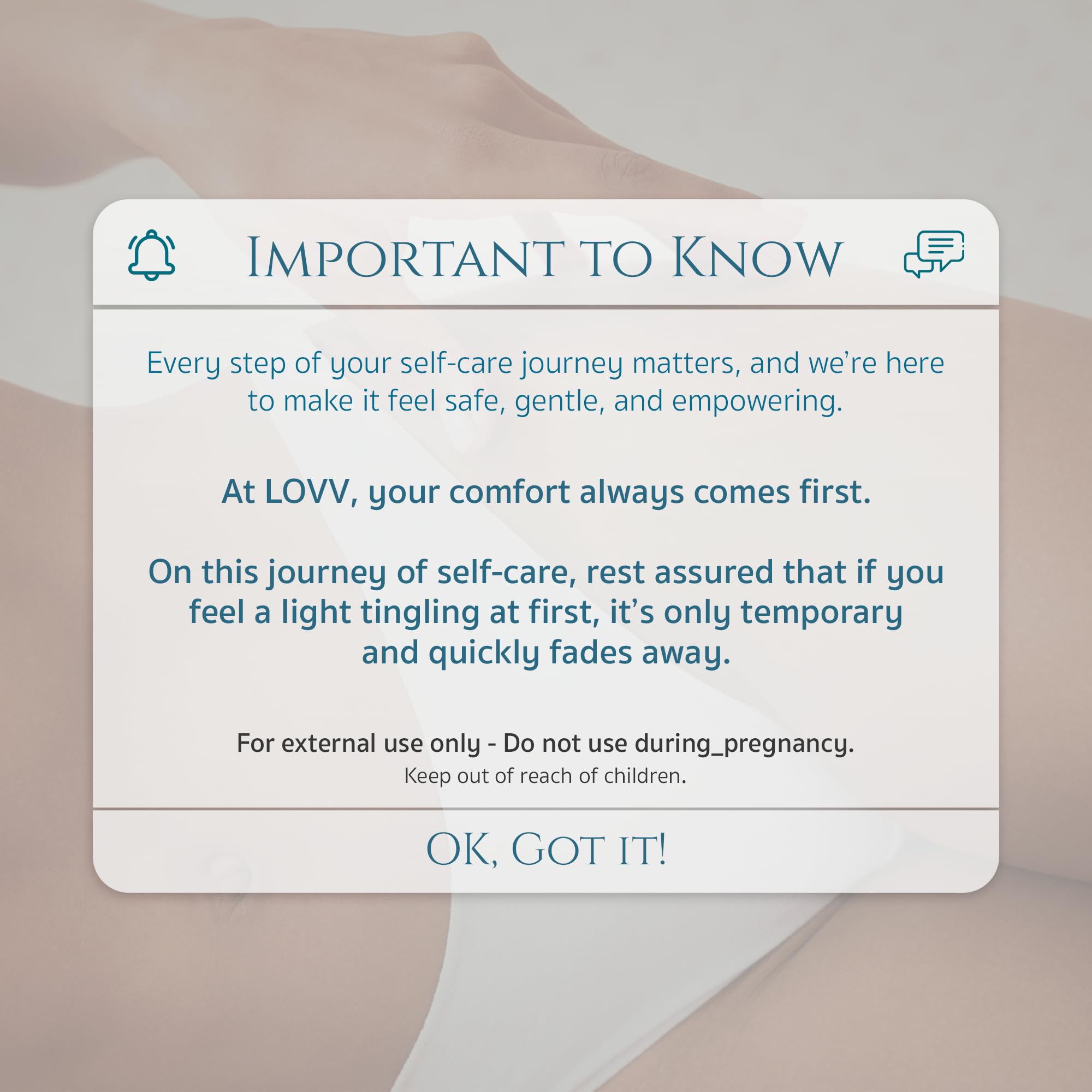 LOVV Instimoist Vulva promotes skin balance in intimate areas