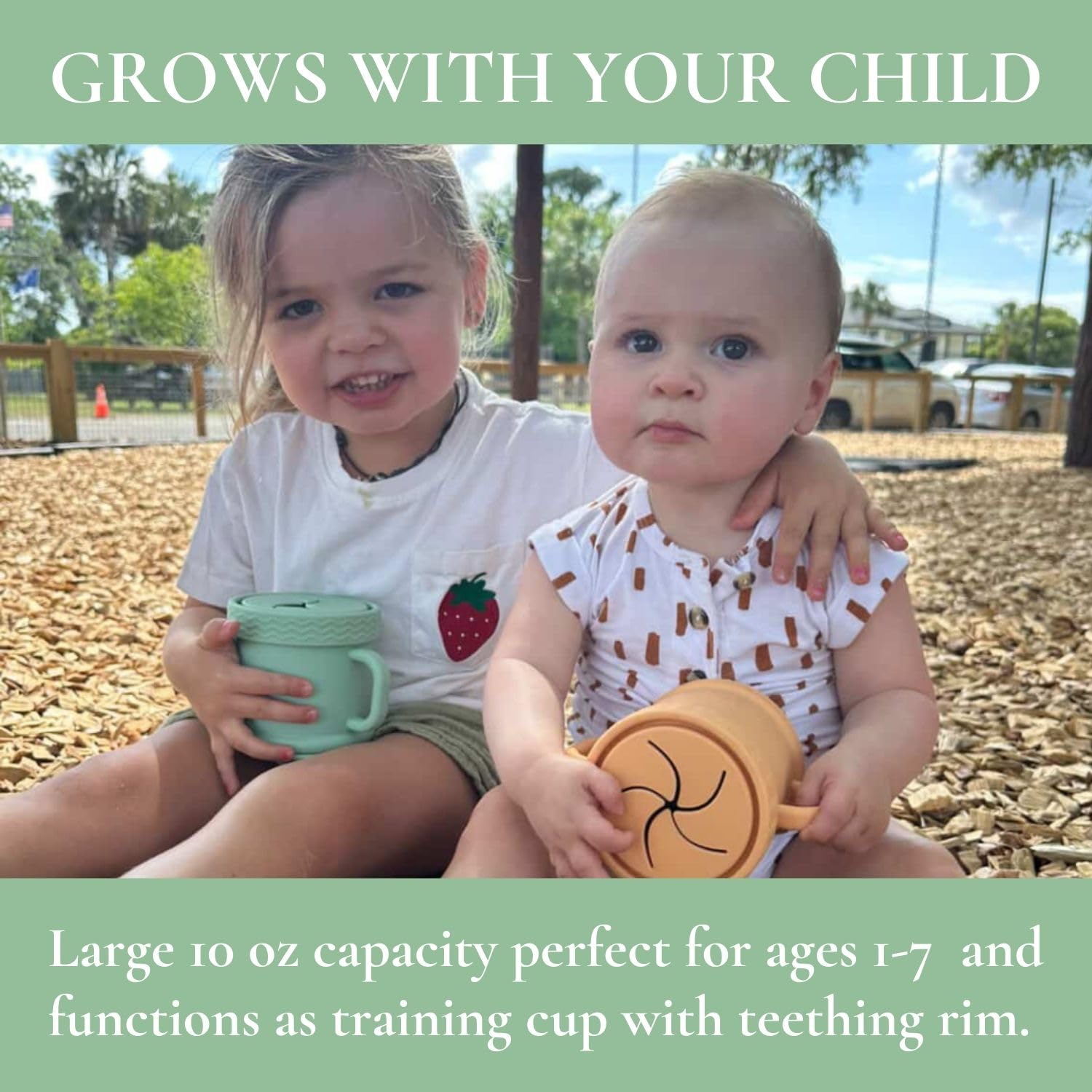 Lowcountry Littles 10oz capacity fits growing kids' portions.