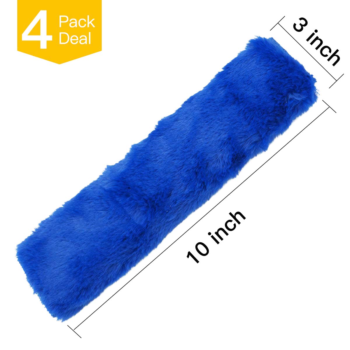 LoyaGour infant car seat strap pads blue offer gentle neck support.