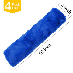 LoyaGour infant car seat strap pads blue offer gentle neck support.