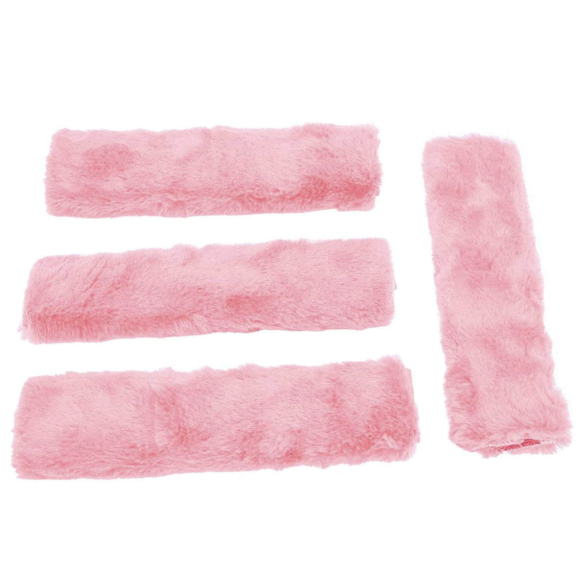 LoyaGour pink front-view seatbelt cover offers soft comfort during car rides