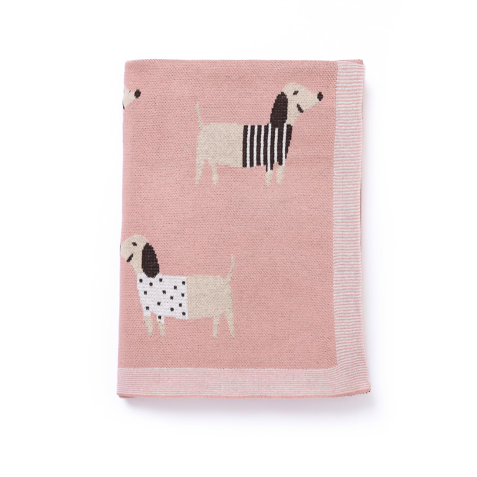Loyfoky 40x30 inch baby blanket for cozy swaddling and stroller trips.