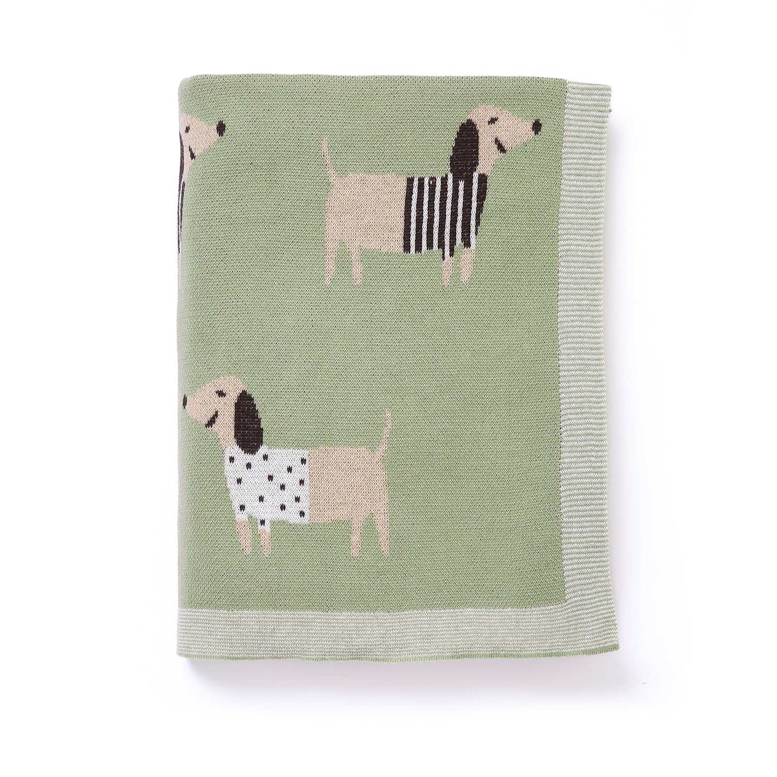 Loyfoky blanket 40x30 inch size ready for swaddling and stroller outings.