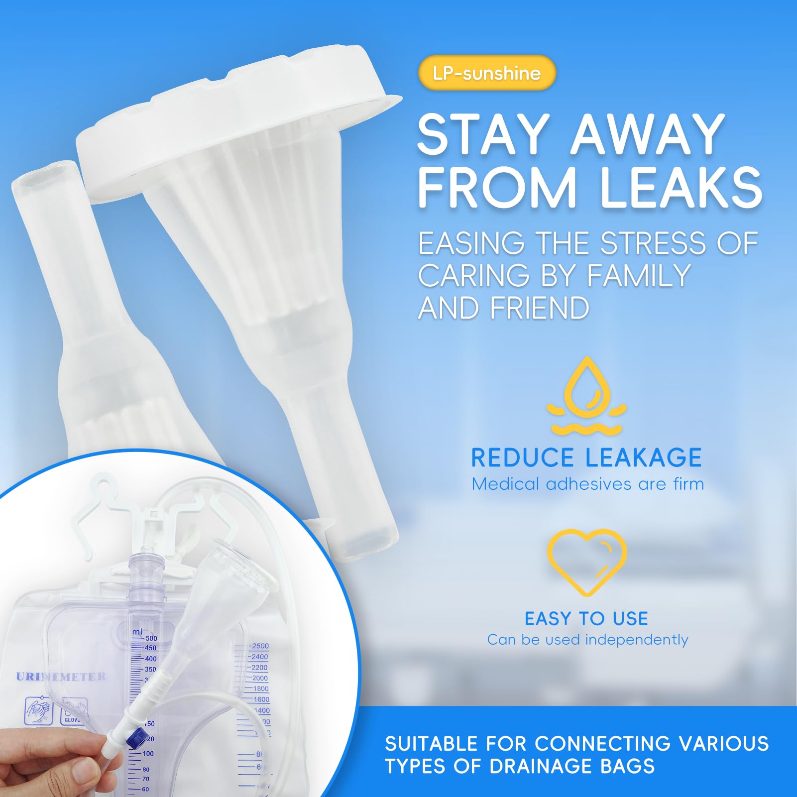 LP-sunshine no backflow and no leakage design helps reduce worries during use.