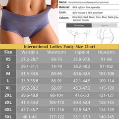 LQX leakproof panties provide full coverage under any outfit