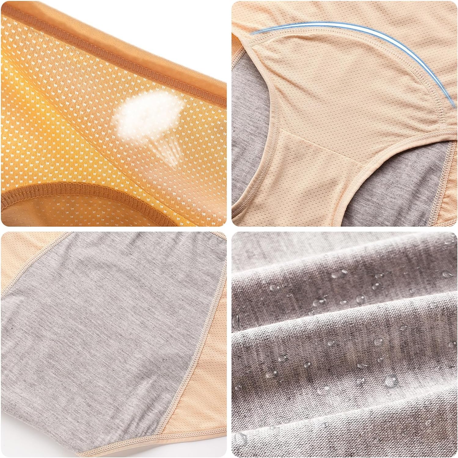 LQX leakproof panties retain stretch and shape after washing