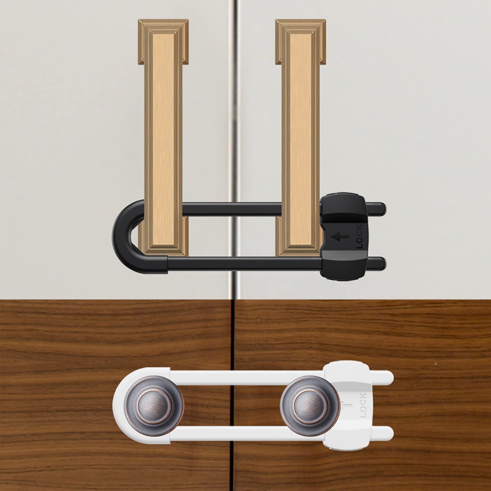 LRANFOW compatible with wooden, laminated, and vinyl doors.