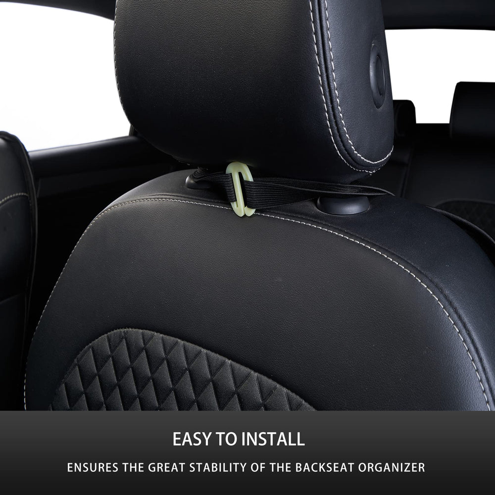 LSBS backseat organization pockets keep travel essentials within reach.