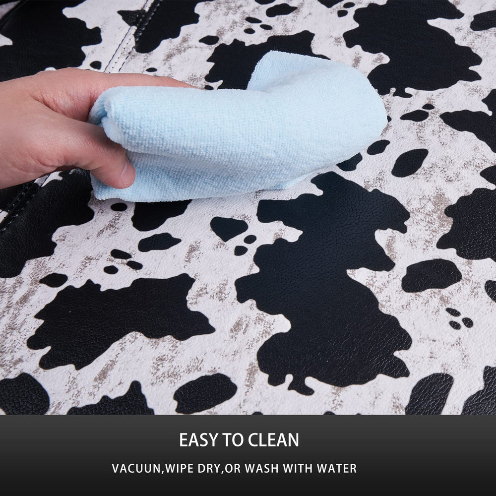 LSBS kick mat material detail showing durable faux leather finish.