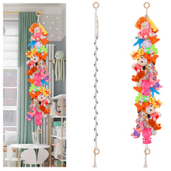 LSLYHTC stuffed animal storage chain ready to organize plush toys