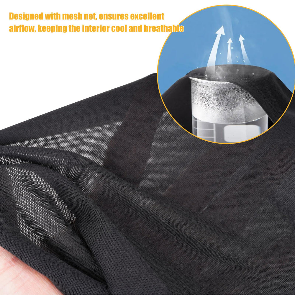 LUAATT beach-trip-ready sunshade net for stroller use.