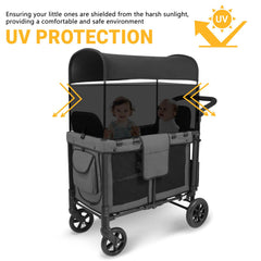 Luaatt breathable cotton sunshade net provides airflow for W2