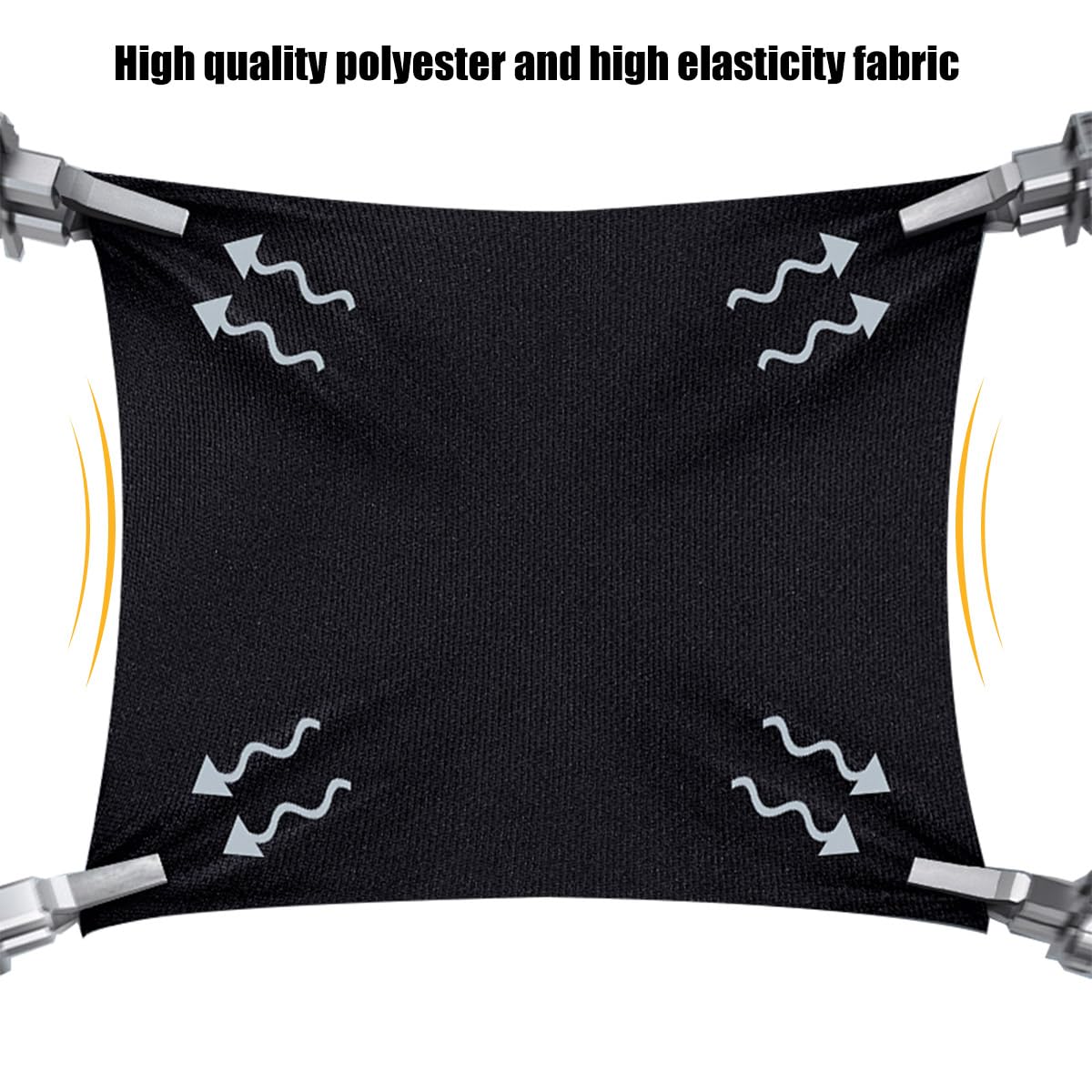 LUAATT elastic-fit sunshade for snug W4/W2 wagon attachment.
