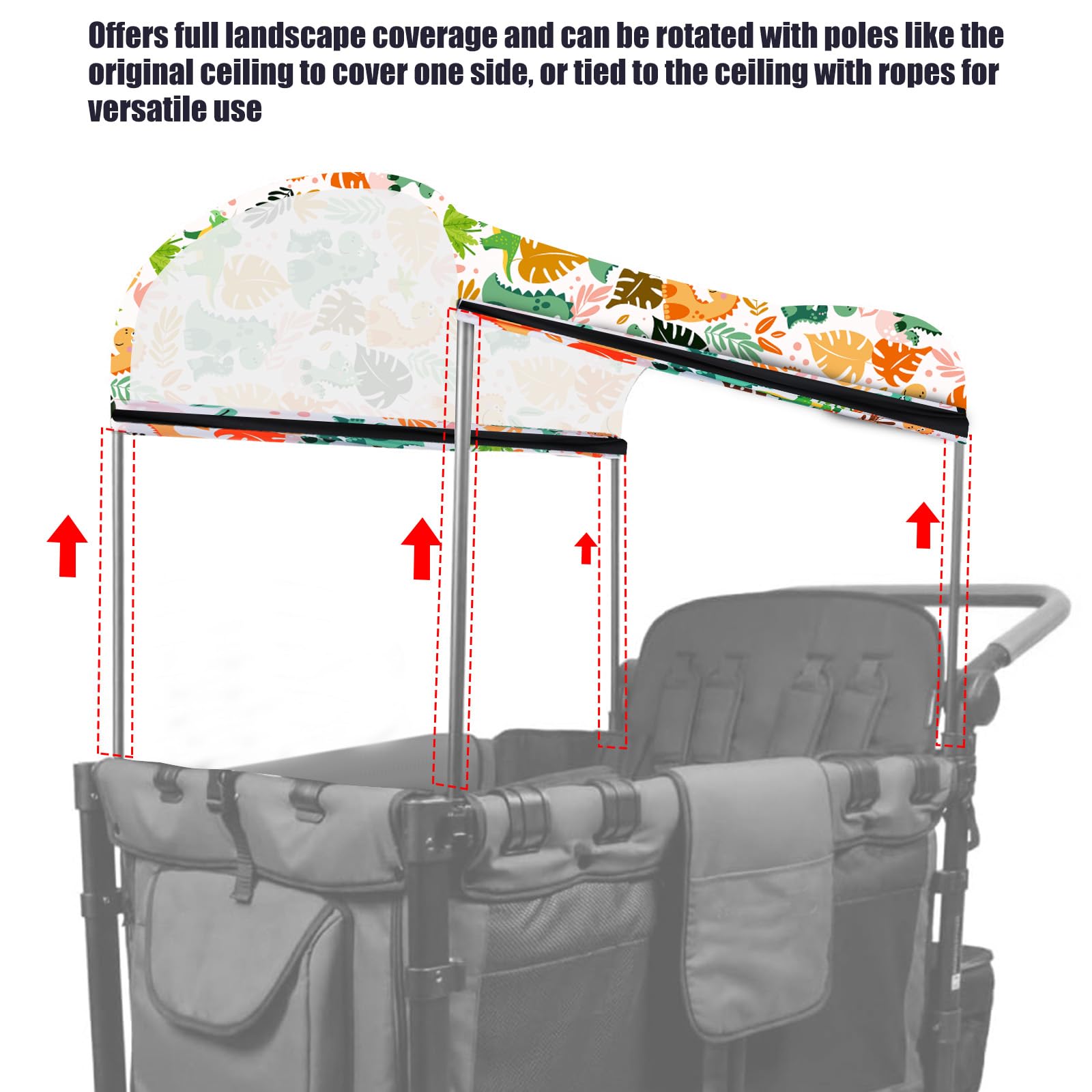 LUAATT canopy showing two mesh windows for airflow