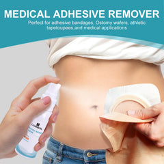 Luanerl bandage removal ease shown on a dressing scene