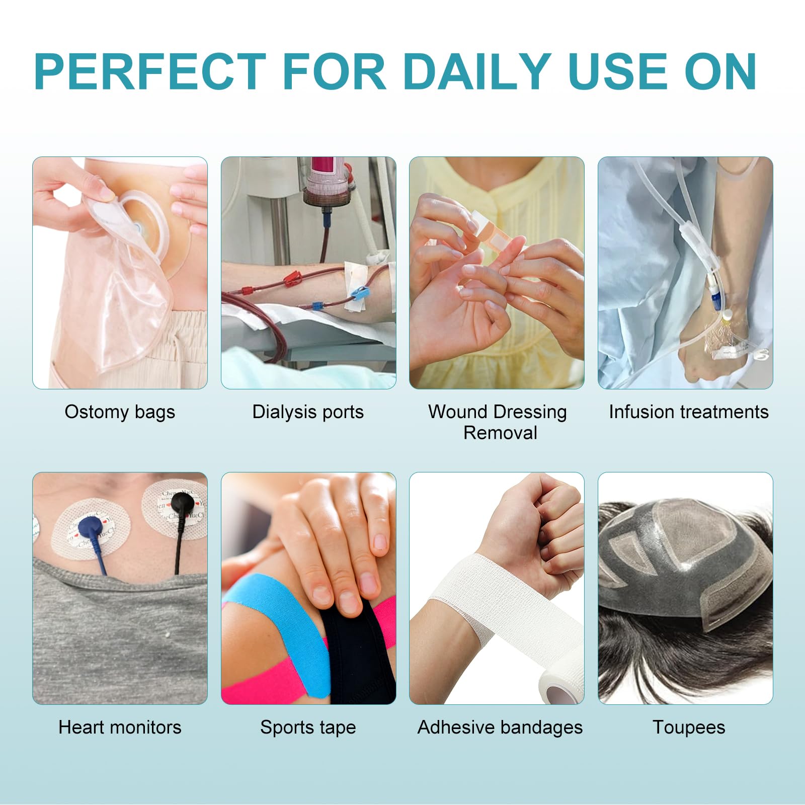 Luanerl sports tape remover for clean surfaces