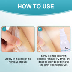 Luanerl tape residue remover used on sports tape and bandages
