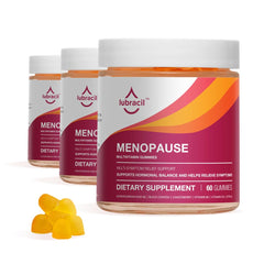 Lubracil menopause gummies bottle for daily balance